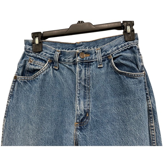 Vintage Faded Glory High Waisted Mom Jeans Medium Wash Tapered Leg Size 10 - Picture 2 of 8